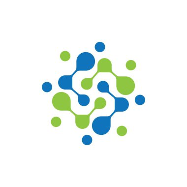 Molekül logo resimleri çizimi tasarımı