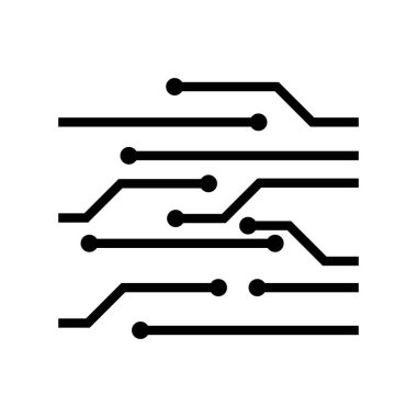 Devre logosu tasarımı illüstrasyonu