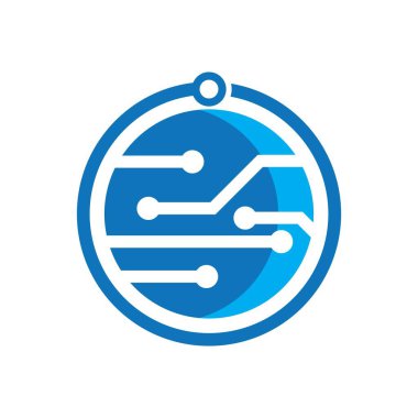 Teknoloji logosu resim tasarımı