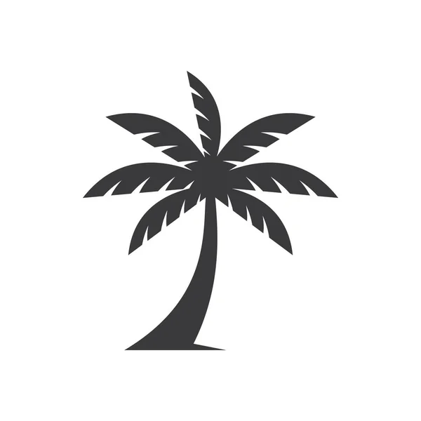 Palm Boom Logo Afbeeldingen Illustratie Ontwerp Rechtenvrije Stockillustraties
