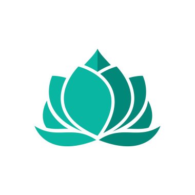 Güzellik lotusu logo resim çizimi tasarımı