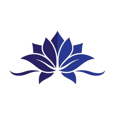 Güzellik lotusu logo resim çizimi tasarımı