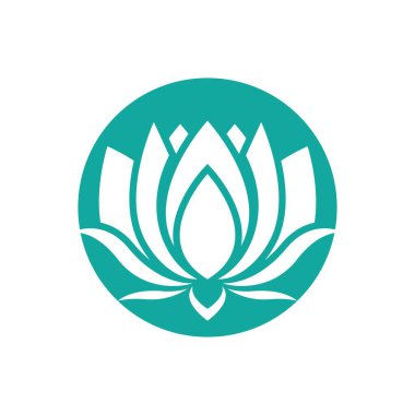 Güzellik lotusu logo resim çizimi tasarımı
