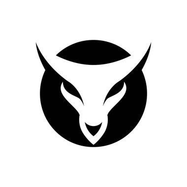 Boğa başlı logo resimleri çizimi tasarımı