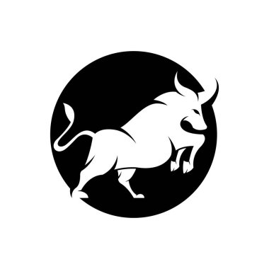 Bull logo images illustration design