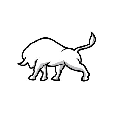 Bull logo images illustration design