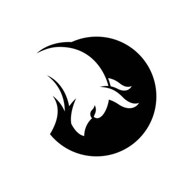 Boğa başlı logo resimleri çizimi tasarımı