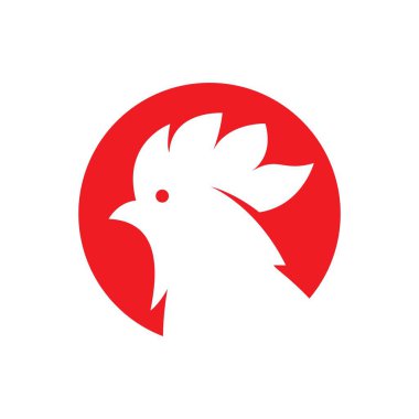 Rooster logo resimleri çizimi tasarımı