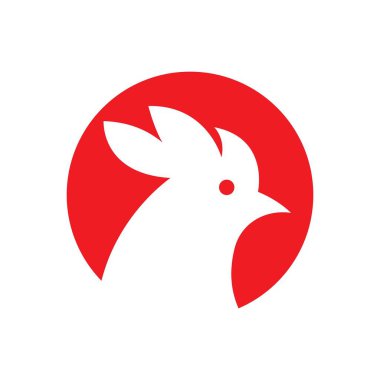 Rooster logo resimleri çizimi tasarımı