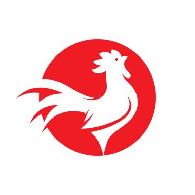 Rooster logo resimleri çizimi tasarımı