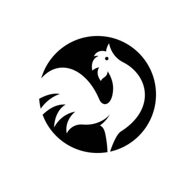 Rooster logo resimleri çizimi tasarımı