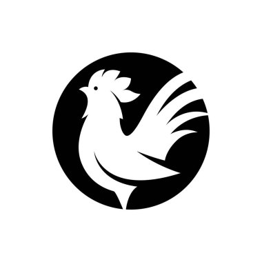 Rooster logo resimleri çizimi tasarımı