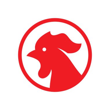 Rooster logo resimleri çizimi tasarımı