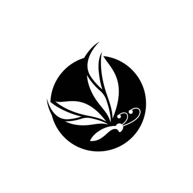 Güzellik kelebeği logo resimleri çizim tasarımı