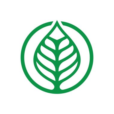 Yaprak logo resimleri çizimi tasarımı