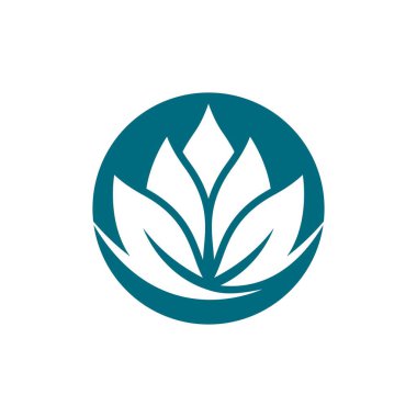 Güzellik lotusu logo resim çizimi tasarımı