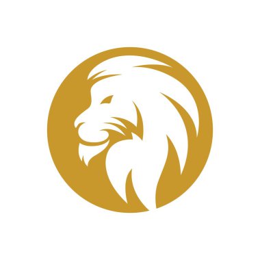 Aslan başı logo resimleri çizimi tasarımı