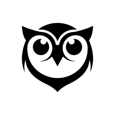 Baykuş logo resimleri çizimi tasarımı