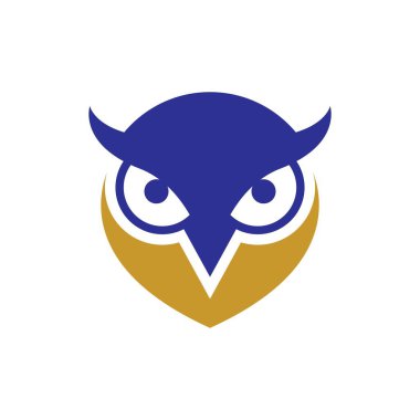 Baykuş logo resimleri çizimi tasarımı