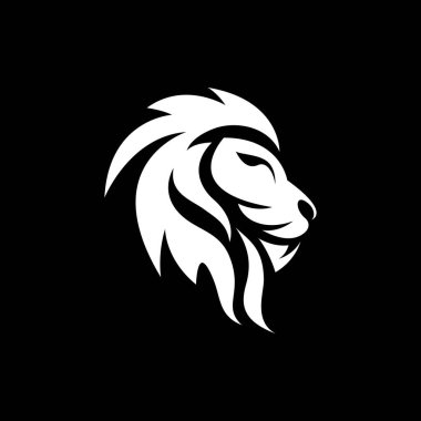 Aslan başı logo resimleri çizimi tasarımı