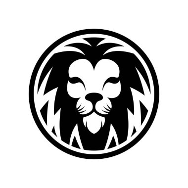Aslan başı logo resimleri çizimi tasarımı