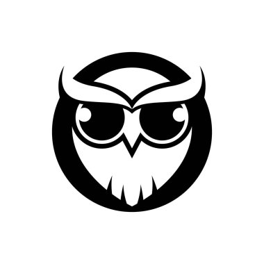 Baykuş logo resimleri çizimi tasarımı