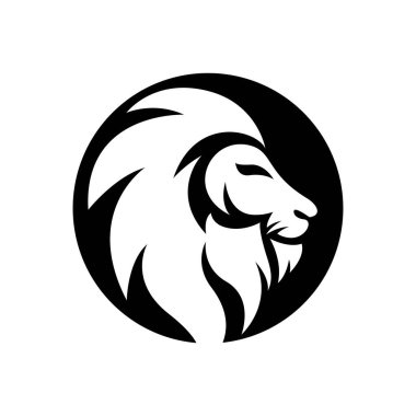 Aslan başı logo resimleri çizimi tasarımı