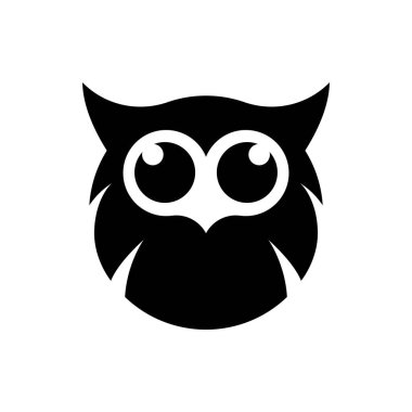 Baykuş logo resimleri çizimi tasarımı