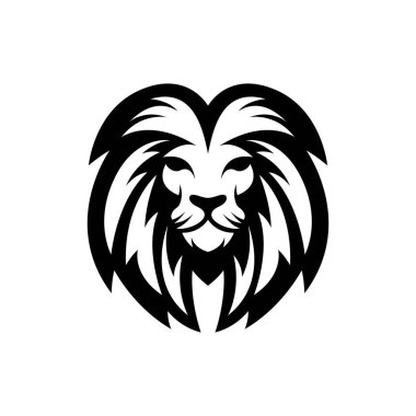 Aslan başı logo resimleri çizimi tasarımı