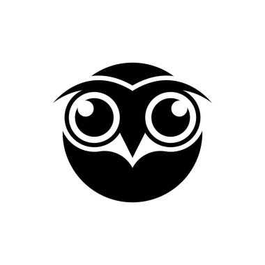 Baykuş logo resimleri çizimi tasarımı