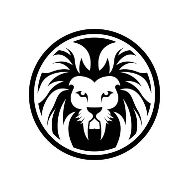 Aslan başı logo resimleri çizimi tasarımı