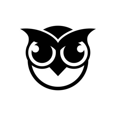 Baykuş logo resimleri çizimi tasarımı