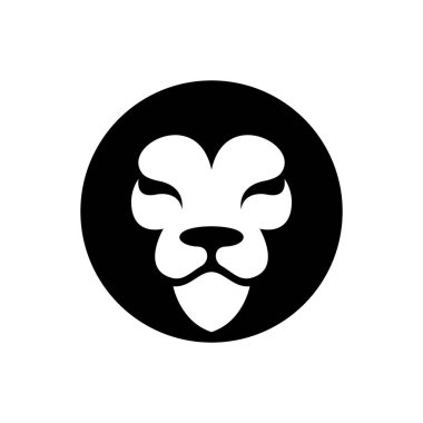 Aslan başı logo resimleri çizimi tasarımı