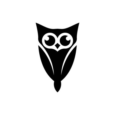 Baykuş logo resimleri çizimi tasarımı