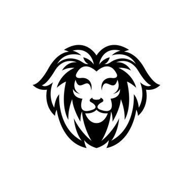 Aslan başı logo resimleri çizimi tasarımı