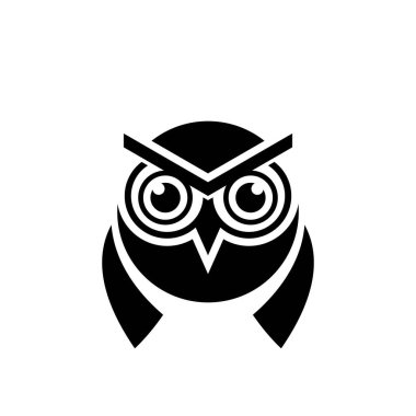 Baykuş logo resimleri çizimi tasarımı