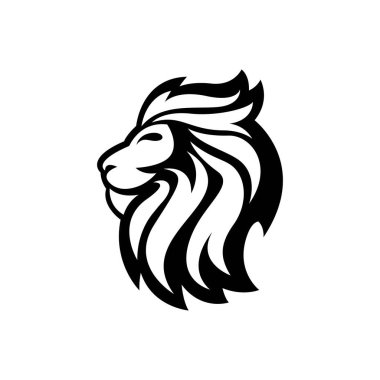 Aslan başı logo resimleri çizimi tasarımı