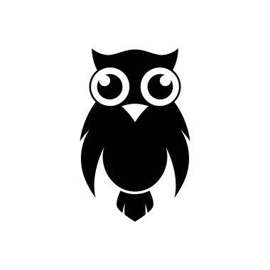 Baykuş logo resimleri çizimi tasarımı