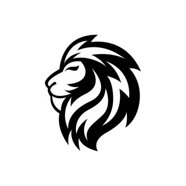 Aslan başı logo resimleri çizimi tasarımı