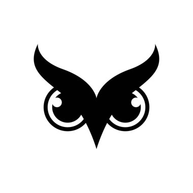 Baykuş logo resimleri çizimi tasarımı