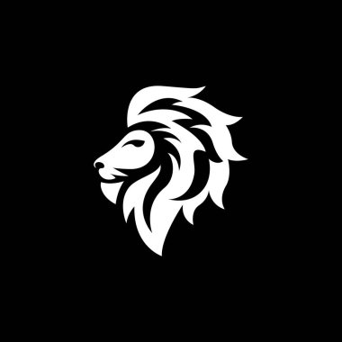 Aslan başı logo resimleri çizimi tasarımı