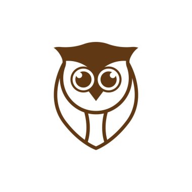 Baykuş logo resimleri çizimi tasarımı