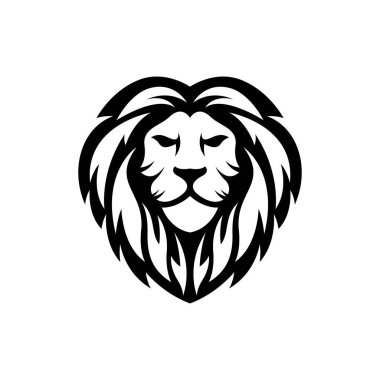 Aslan başı logo resimleri çizimi tasarımı