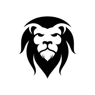 Aslan başı logo resimleri çizimi tasarımı