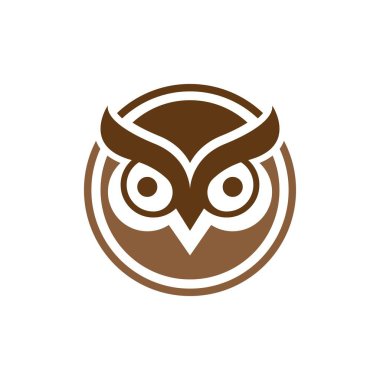 Baykuş logo resimleri çizimi tasarımı