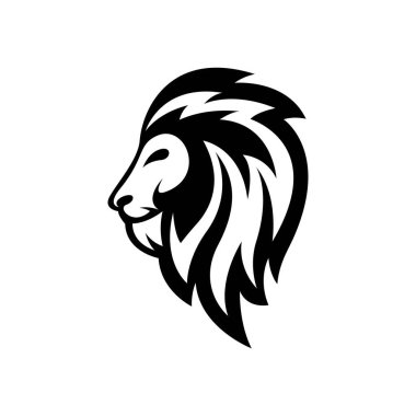 Aslan başı logo resimleri çizimi tasarımı