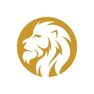 Aslan başı logo resimleri çizimi tasarımı
