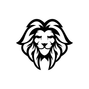 Aslan başı logo resimleri çizimi tasarımı