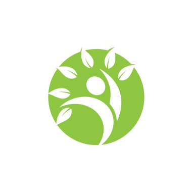 Wellness logo resimleri tasarım illüstrasyonu