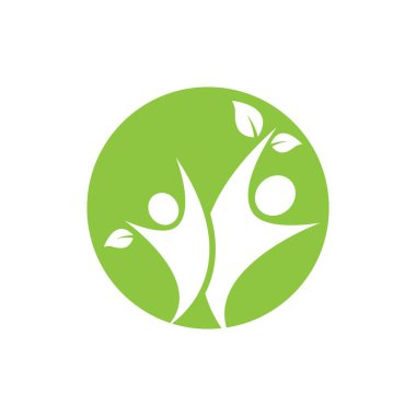 Wellness logo resimleri tasarım illüstrasyonu